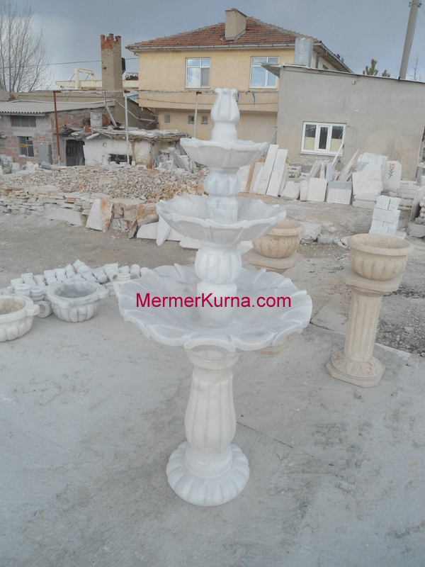 Karanfil Modeli Mermer Fıskiye